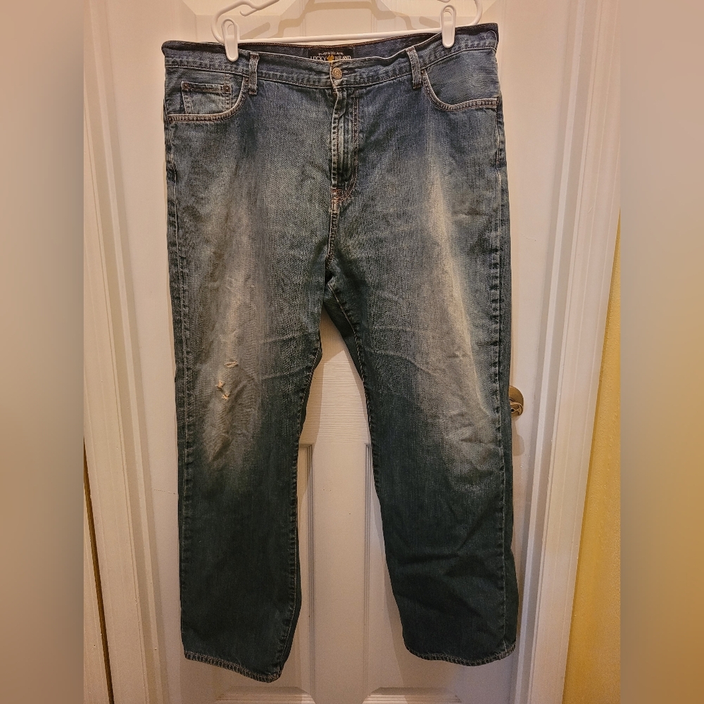 Lucky Brand "Blue Jeans of America" men's jeans 42x32